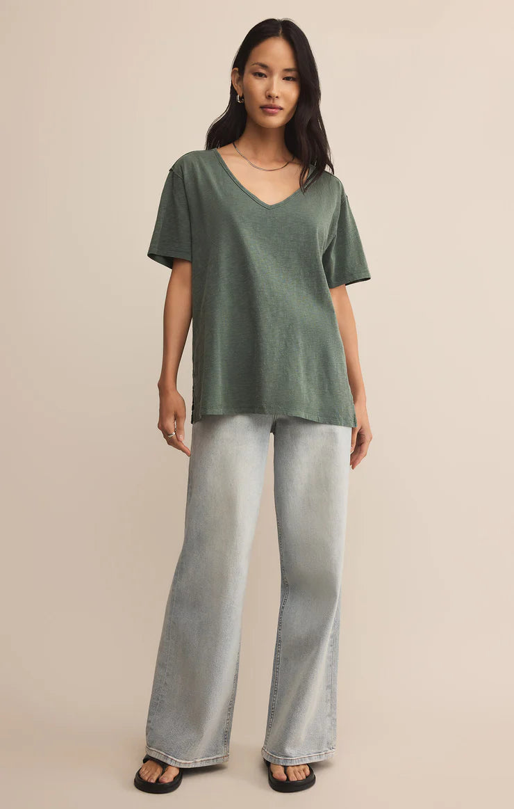 Lively Relaxed V-Neck Tee