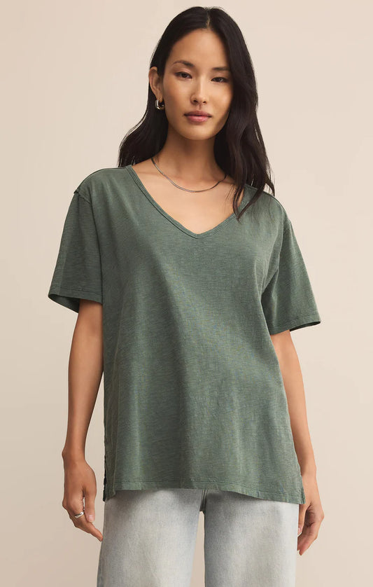 Lively Relaxed V-Neck Tee