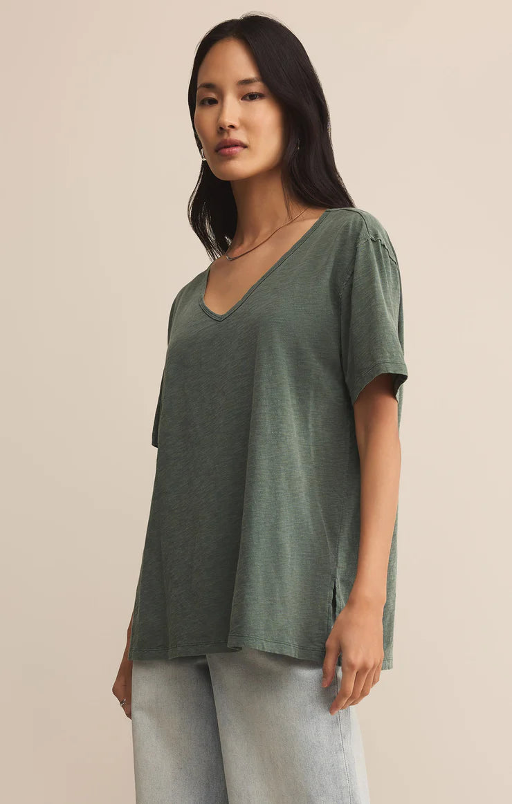 Lively Relaxed V-Neck Tee