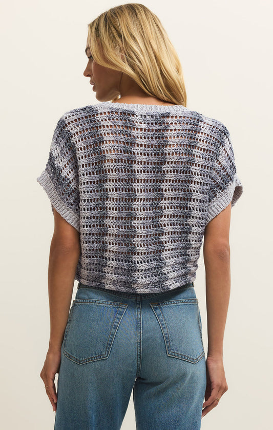 Ballast Crochet Stripe Top