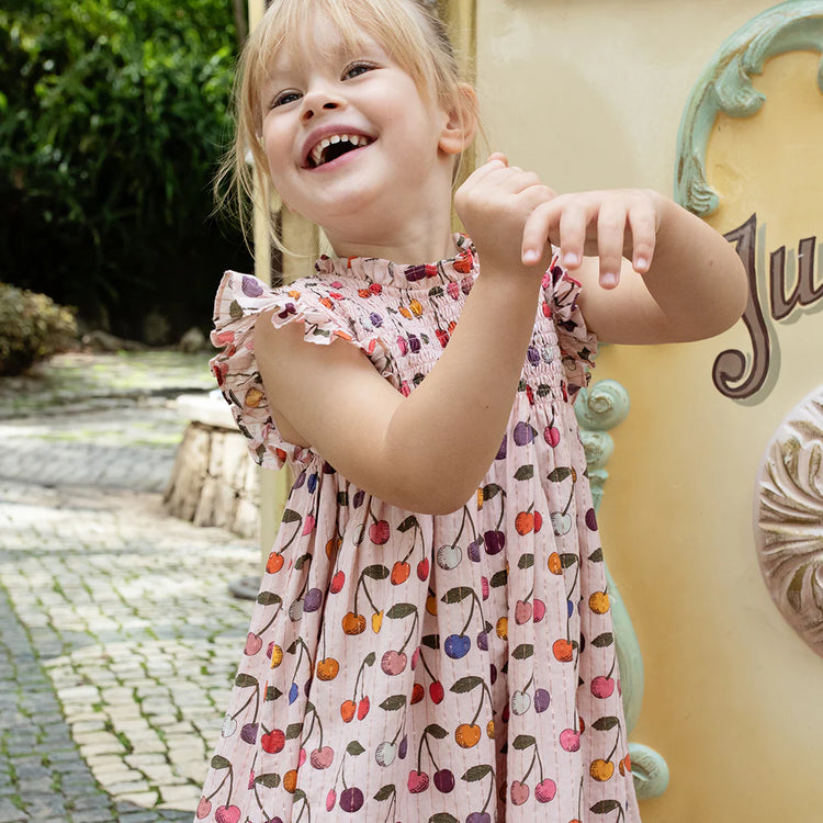 Cloud Pink Cherry Stevie Dress