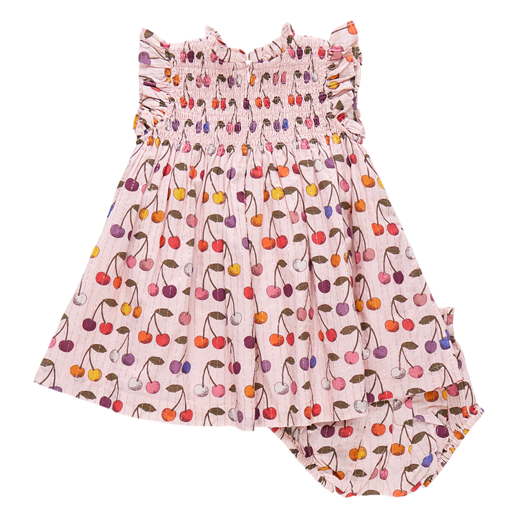 Cloud Pink Cherry Stevie Dress Set