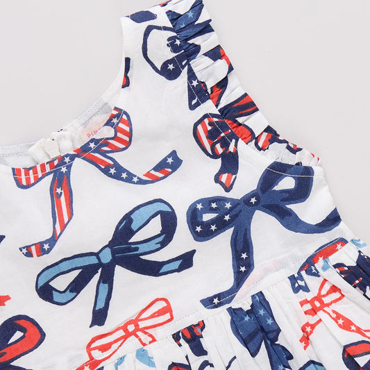 Red White & Bows Kelsey Dress