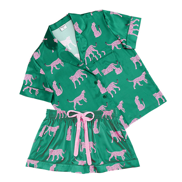 Bella Cheetah Short PJ Set