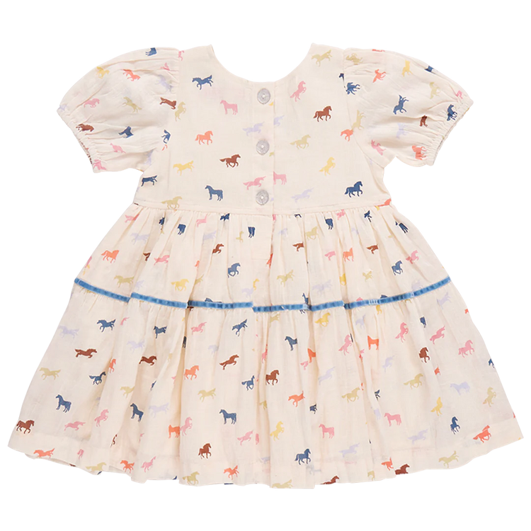 Multi Tiny Horses Charlie Dress