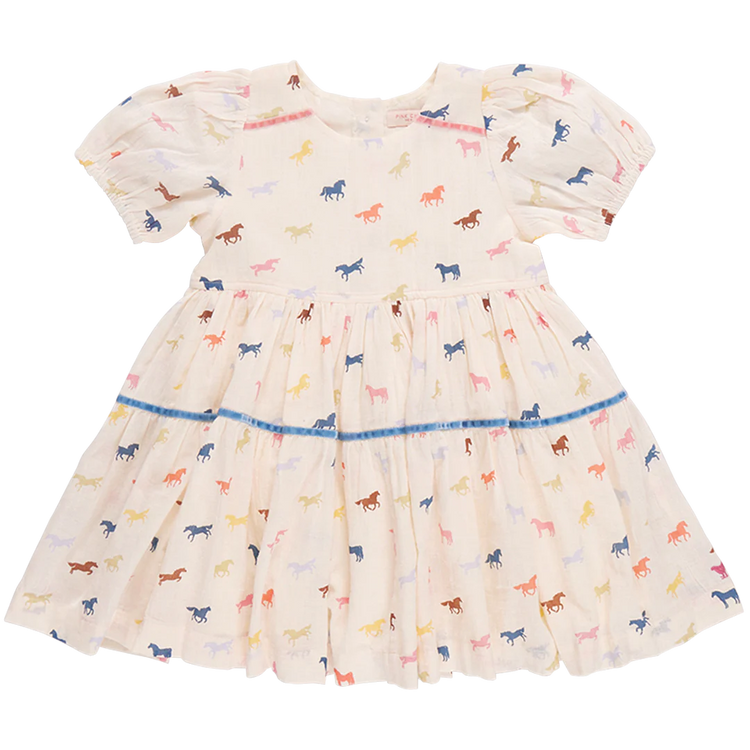 Multi Tiny Horses Charlie Dress