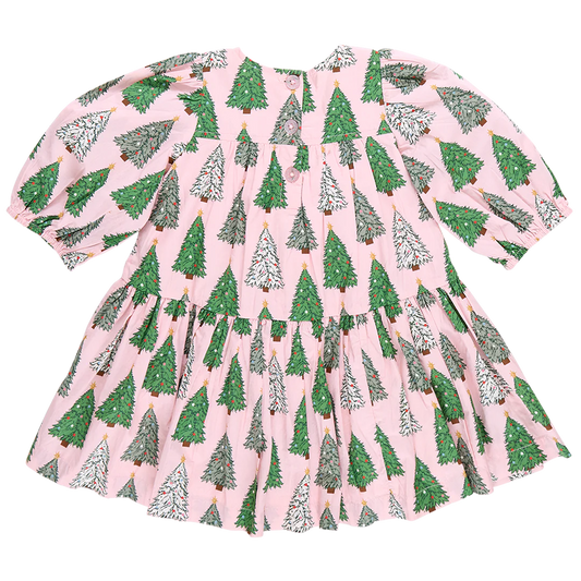 Pink Trees Fiona Dress