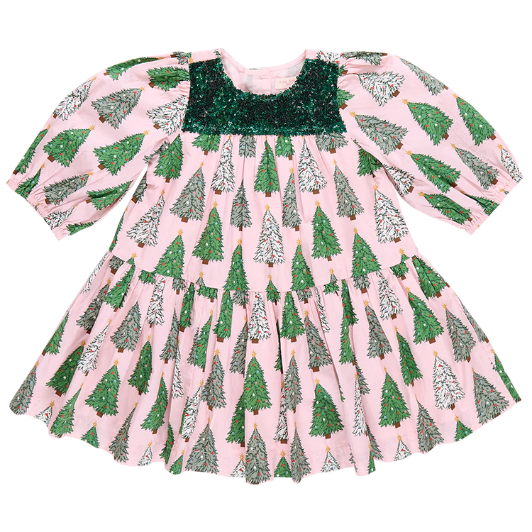 Pink Trees Fiona Dress