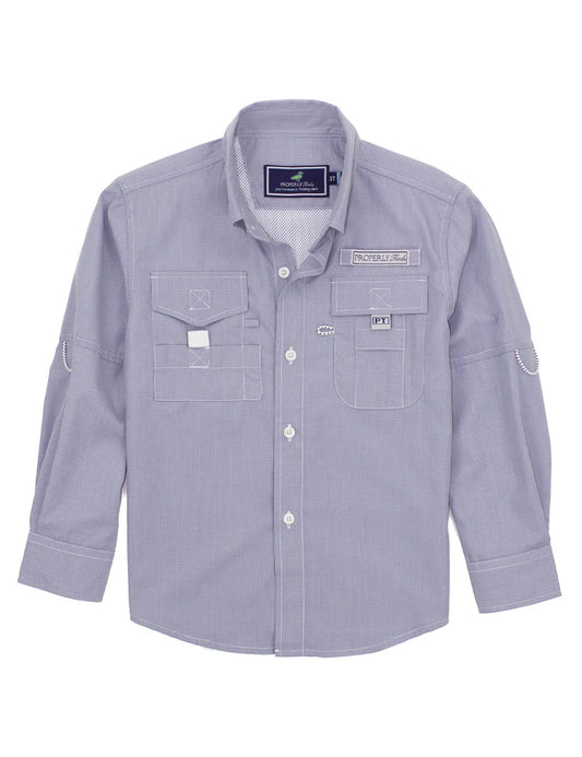 Boys Performance Fishing Shirt