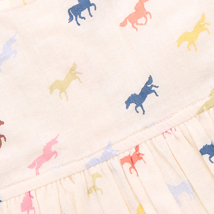 Multi Tiny Horses Charlie Dress